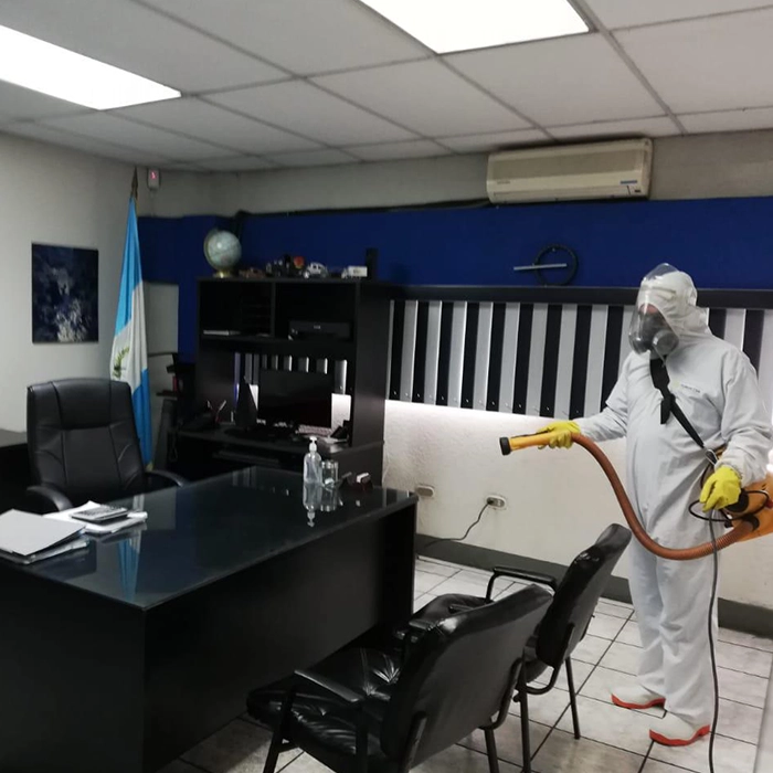 Desinfección de oficinas